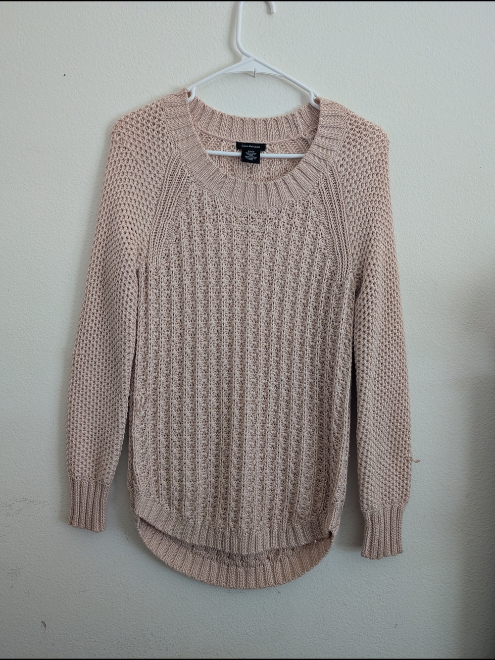 Calvin Klein Jeans Blush Crewneck Knit Sweater